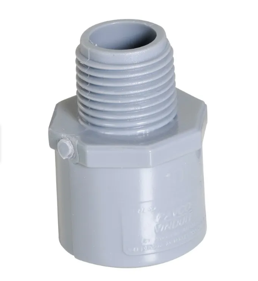 ADAPTADOR  PVC UPR 3/4" PLASTICA X (50)