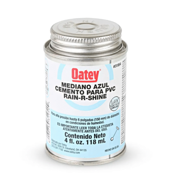 OATEY PEGAM PVC 4ONZ 1/32GLN AZUL 118ML