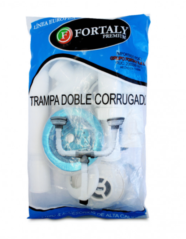 TRAMPA DOBLE POZA CORRUGADA FORTALY