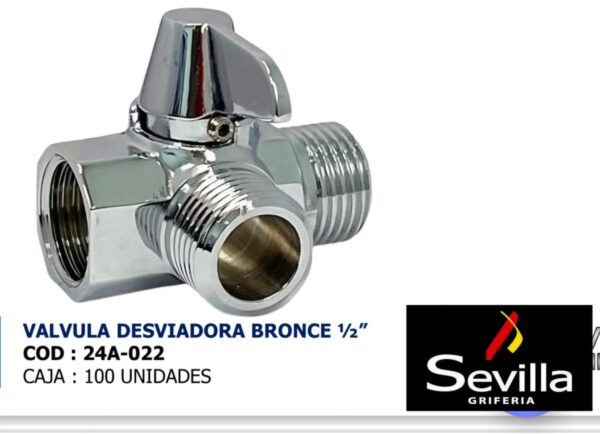 DESVIADOR BRONCE CROM P/DUCHA TELEF.SEVILLA