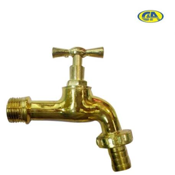 CAÑO JARDIN 1/2 DORADO LISO CEA