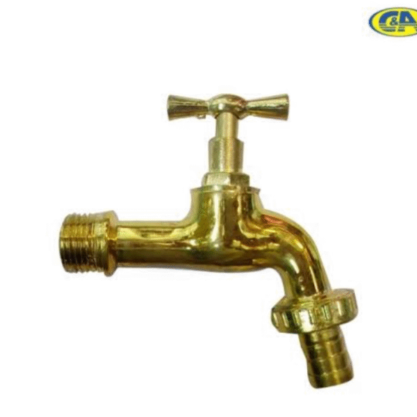 CAÑO JARDIN 1/2 DORADO LISO CEA