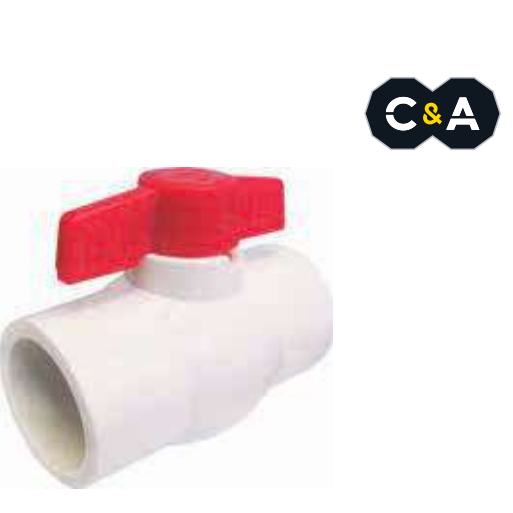 VALVULA BOLA PVC 1" PRESION CEA