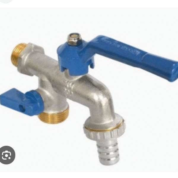 CAÑO JARDIN DOBLE SALIDA M/AZUL 1/2" VENICE (06)