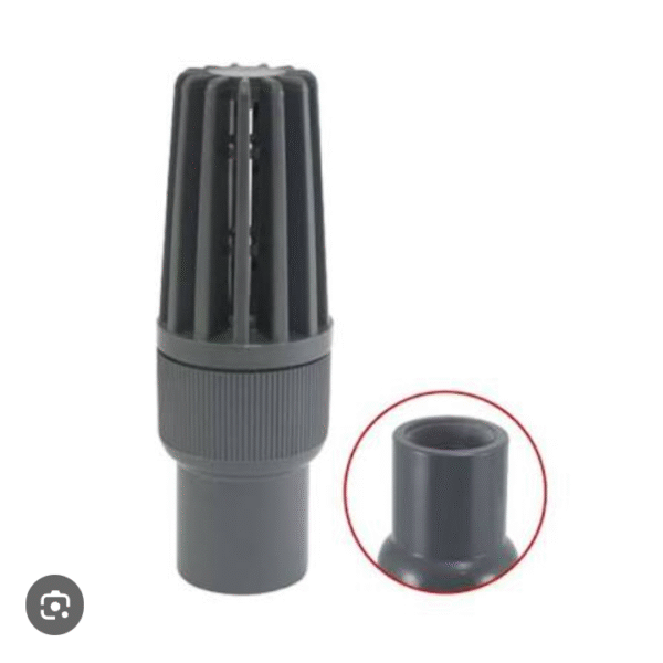 VALV CHECK CANASTILLA PIE PVC 1" CEA