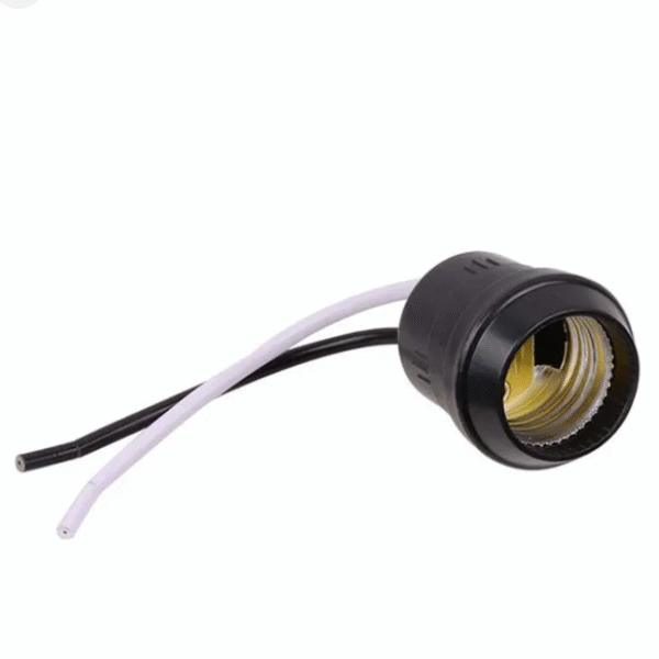SOCKET COLGANTE C/CABLE NEGRO ULTRA (50) (600)