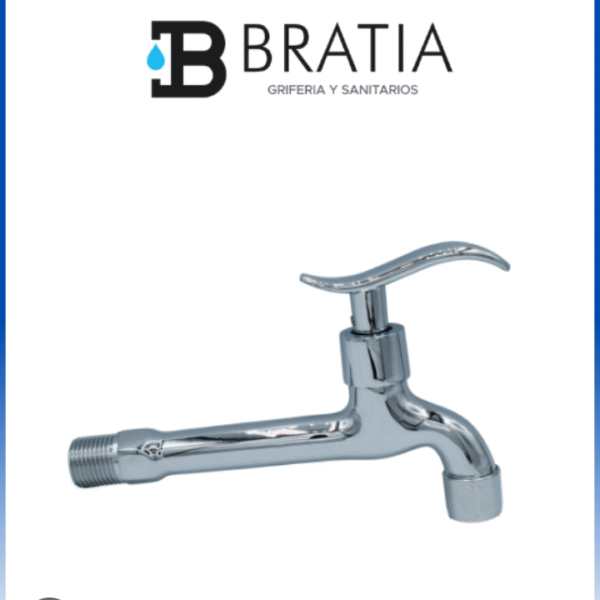 LLAVE BOTADERO PARED CROM BRATIA FRATELLI