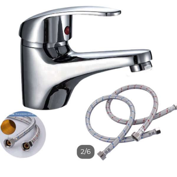 CAÑO OVALIN CORTO MONOCOMANDO CROM. BRATIA FRATELLI