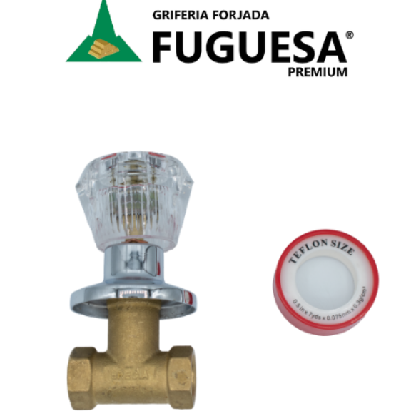 LLAVE DUCHA CROM/ACRIL FUGUESA