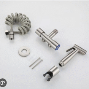 DUCHA BIDET PASO C/MANGUERA Y DESVIADOR SATINADO APACHE