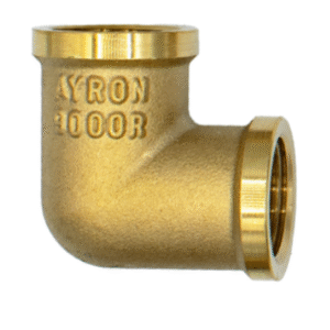 CODO BRONCE LIVIANO 1/2" AYRON