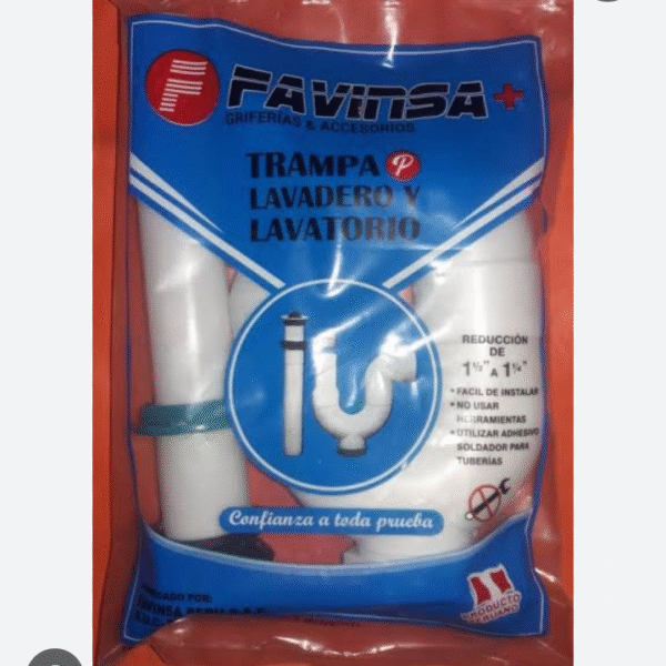 TRAMPA LAVADERO C/DESAGUE 2" FAVINSA