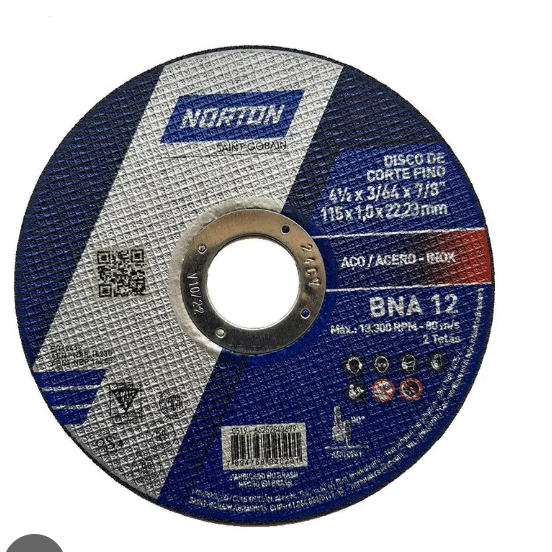 DISCO CORTE FIERRO 4"X3/64X7/8  NORTON