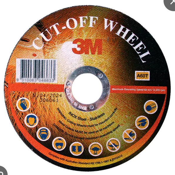 DISCO CORTE FIERRO 7"X3/64X7/8  3M (50)