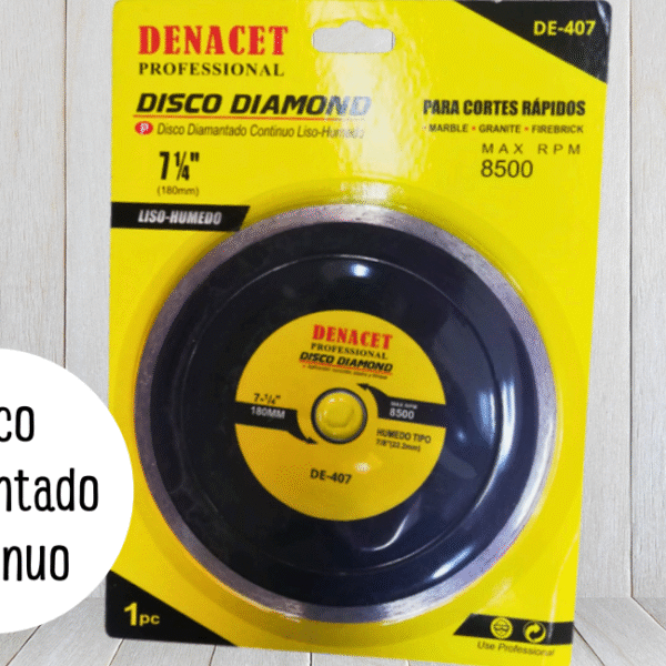 DISCO DIAMOND 4" CONTINUO DENACET