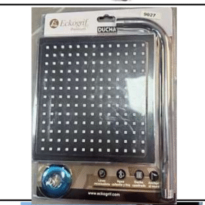 SALIDA DUCHA CUADRADA 8"DOBLE C/BRAZO ECKOGRIF