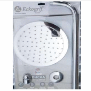 SALIDA DUCHA 8" REDONDA CROMADA BLISTER ECKOGRIF