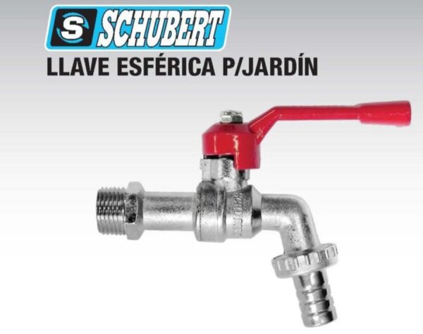 CAÑO JARDIN  M/ROJO 1/2" SCHUBERT