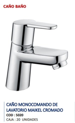 CAÑO LAVATORIO CROMADO MONOC,MAIKEL SEVILLA 5020B