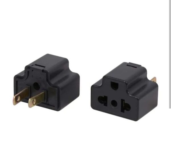 ENCHUFE ADAPTADOR NEGRO PLANO ULTRA (100) (800)