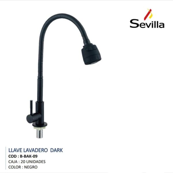 PICO FLEXIBLE MUEBLE NEGRO DARK CRISTINA SEVILLA