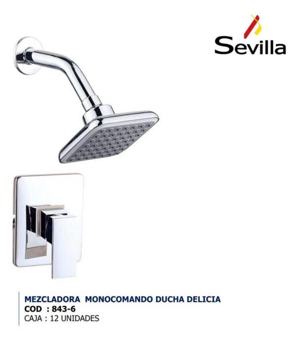 MEZC.DUCHA MONOCOM. CROM DELICIA SEVILLA
