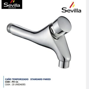 CAÑO TEMPORIZADOR PARED CROM SEVILLA 58515