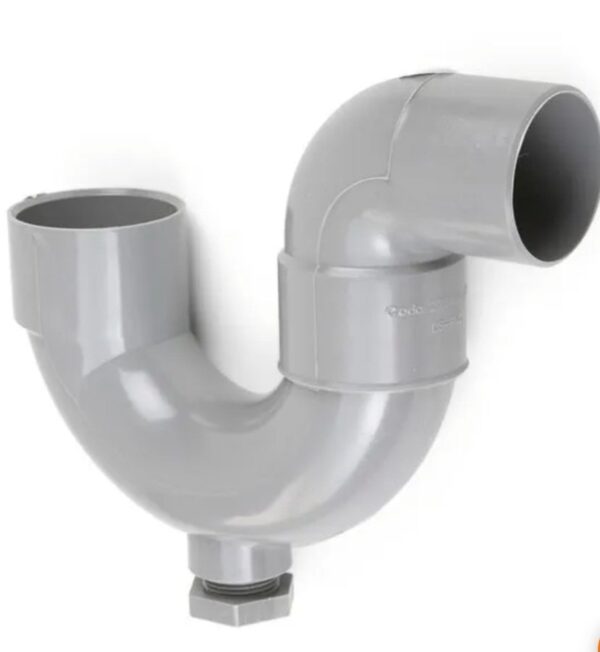 TRAMPA "P" 2 C/R  3/4 NICOLL GRIS