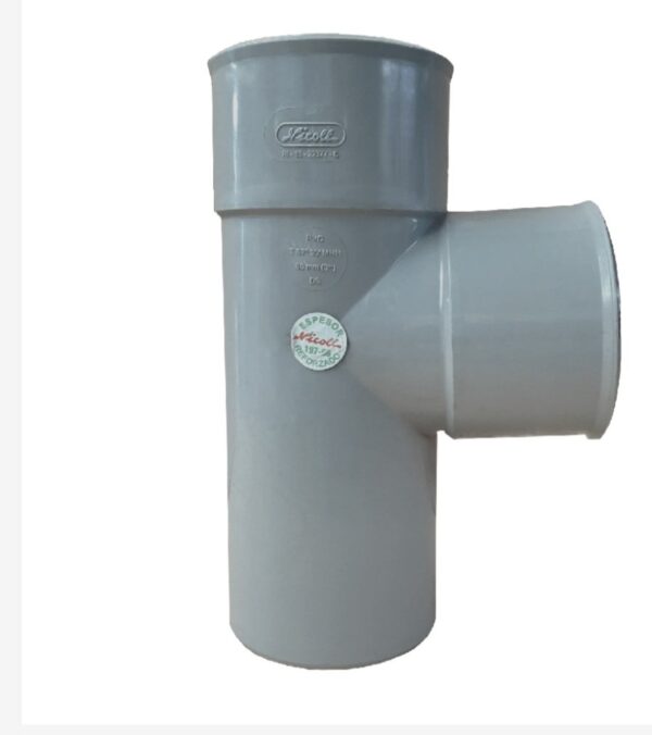 TEE PVC 4"X4" DESAGUE NICOLL (25)