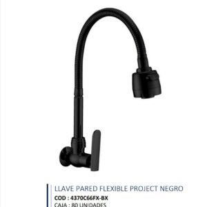 PICO FLEXIBLE PARED PROJET NEGRO SEVILLA 4370C66FXBK