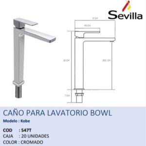 CAÑO OVALIN ALTO BOWL CROM KOBE SEVILLA 547T