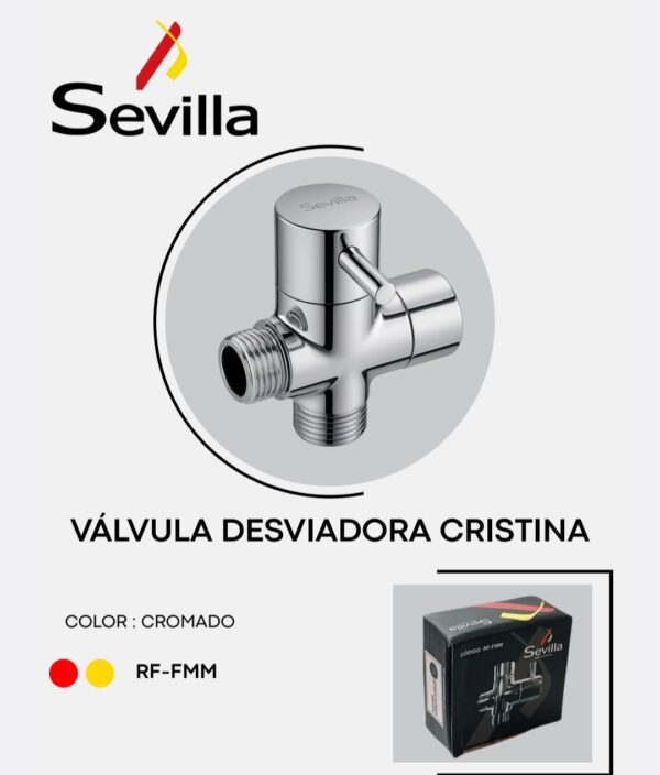 VALVULA  ANGULAR CROM CRISTINA 1/2" SEVILLA 501-1B