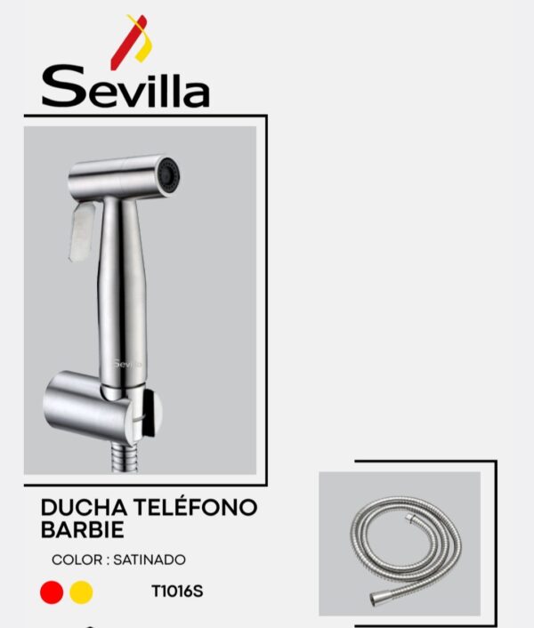 DUCHA TELEF.BIDET BARBIE CROM SEVILLA T1016S