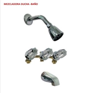 MEZCLADORA DUCHA TINA CROM SEVILLA