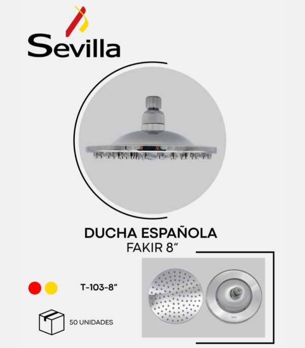 SALIDA DUCHA ESPAÑ 8" FAKIR T103 SEVILLA