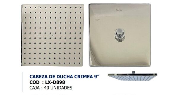 SALIDA DUCHA CRIMEA 9" SEVILLA LXD898