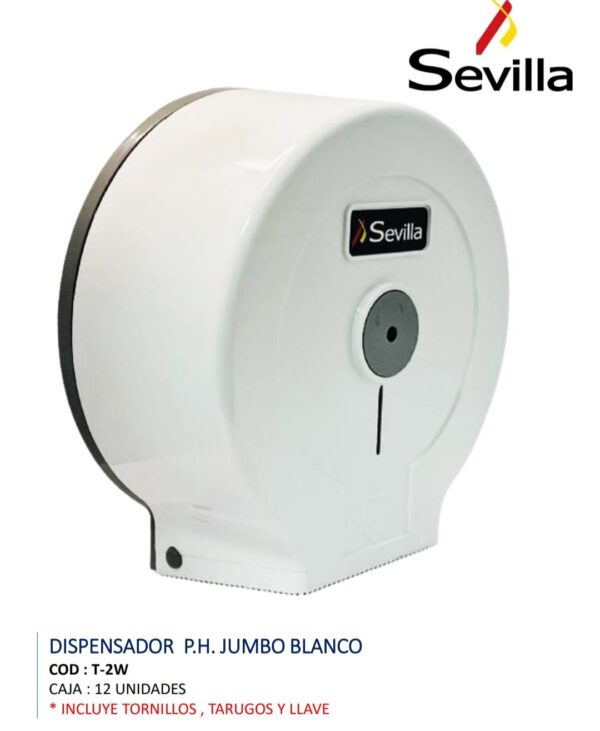 PORTA PAPEL SOBREPONER  JUMBO SEVILLA