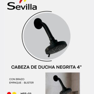 SALIDA DUCHA NEGRITA BLISTER SEVILLA HSS03