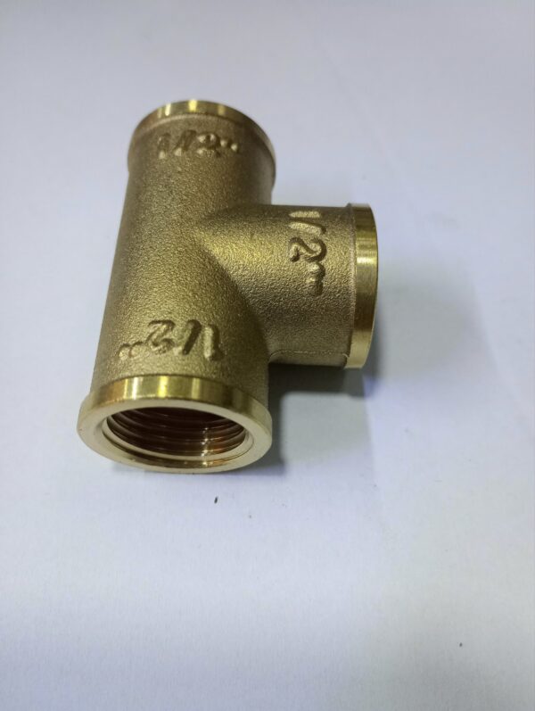 TEE BRONCE PESADO  1/2"  VALMAX