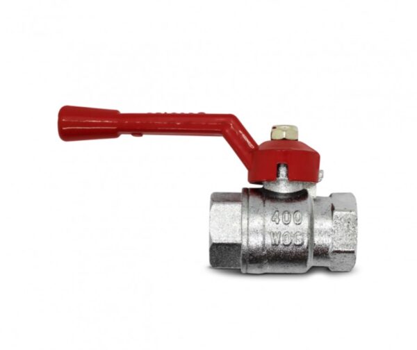 VALVULA ESFER 1/2"M/ROJO - CEA