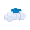 VALVULA DOBLE UNIVERSAL ROSCA 1/2" M/AZUL AQUAGRIF - AMERICA